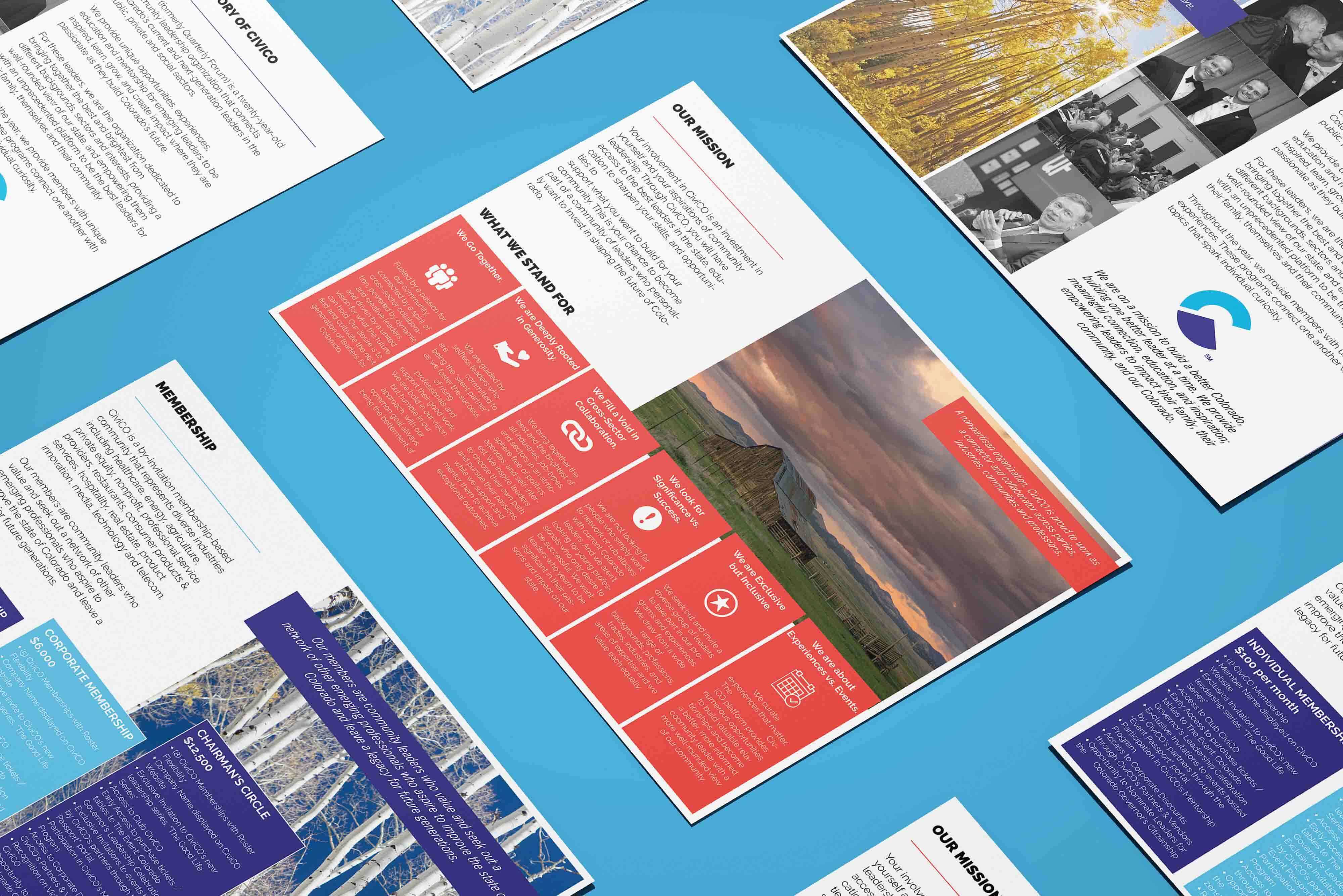 Civico brochures layout