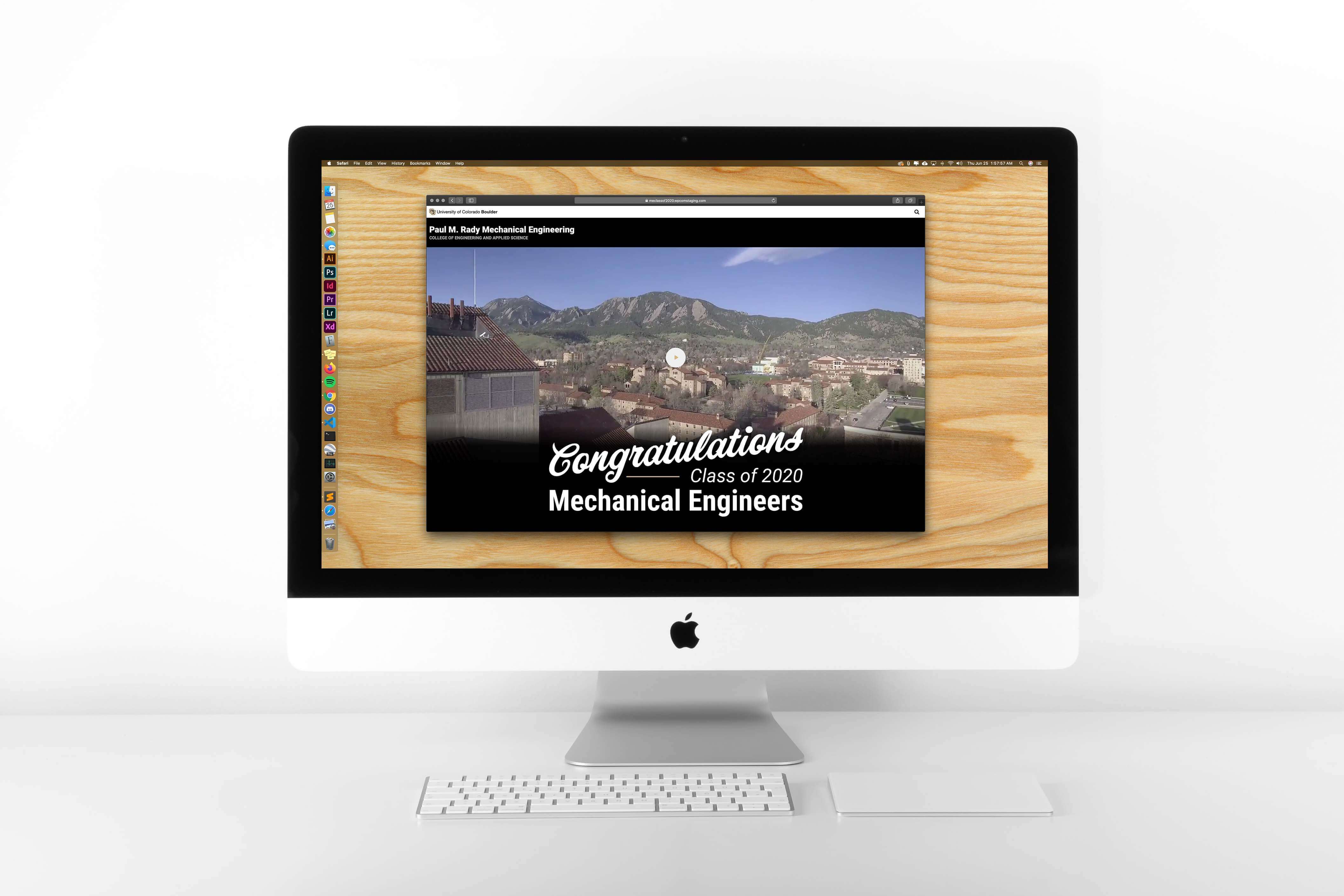 University of Colorado Class of 2020 Mechanical Engineers website