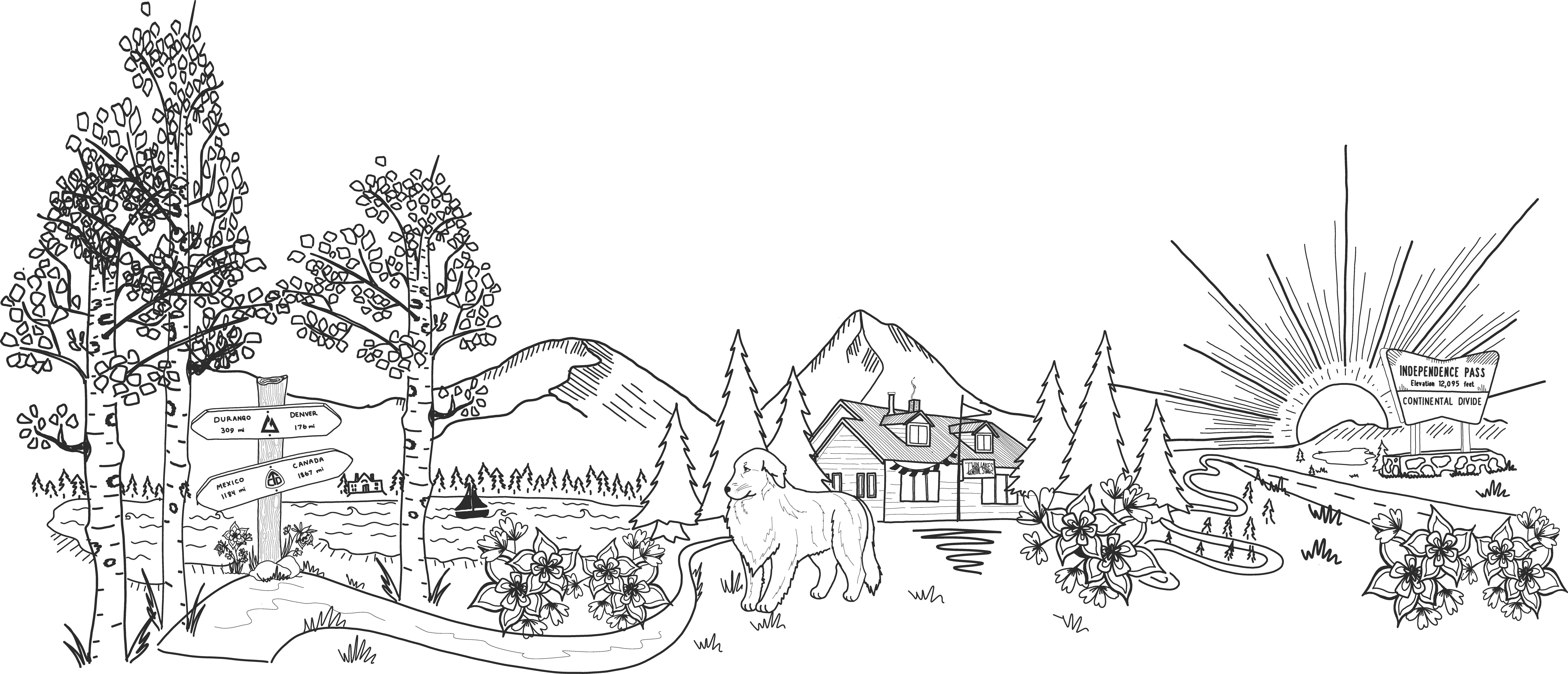 illustrations for web page