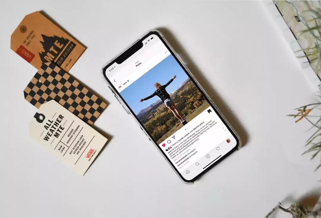 Vans instagram post featuring my photos