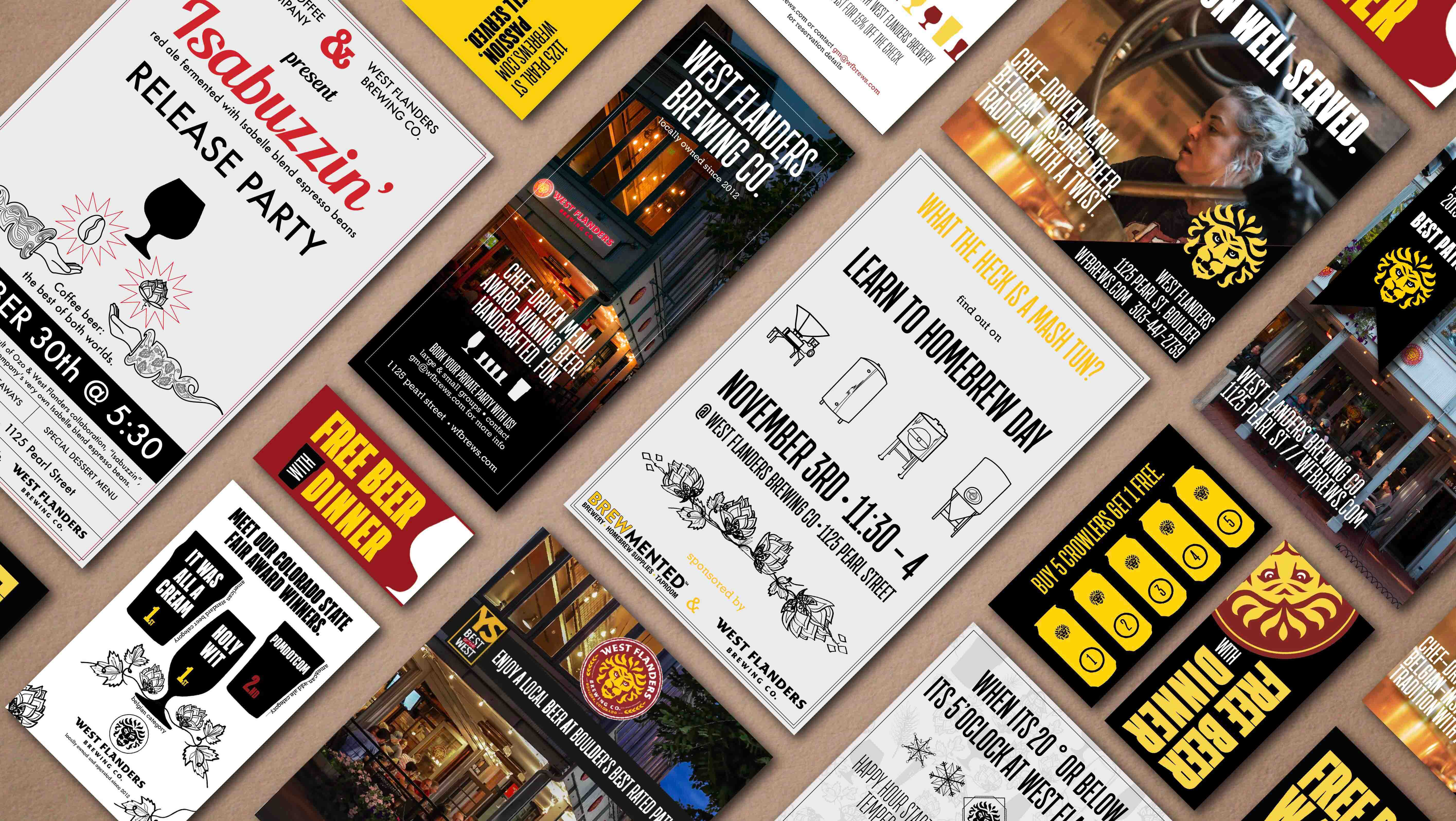 sampling of graphic design work